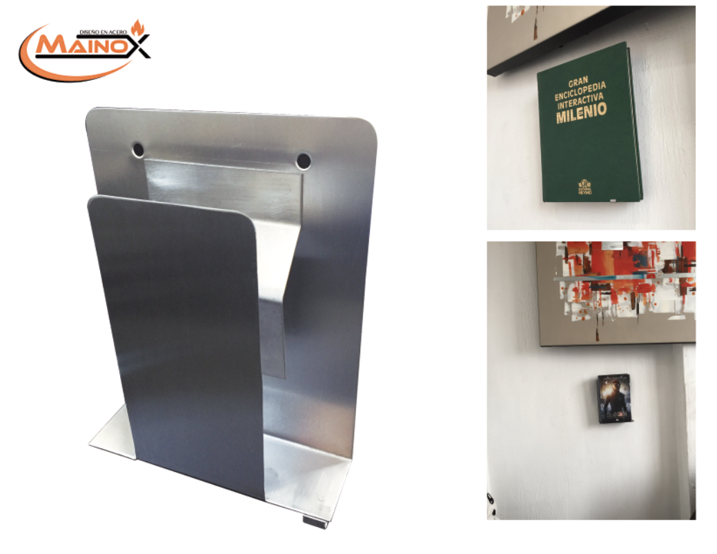 MAINOX Repisa Flotante Minimalista para libro vertical