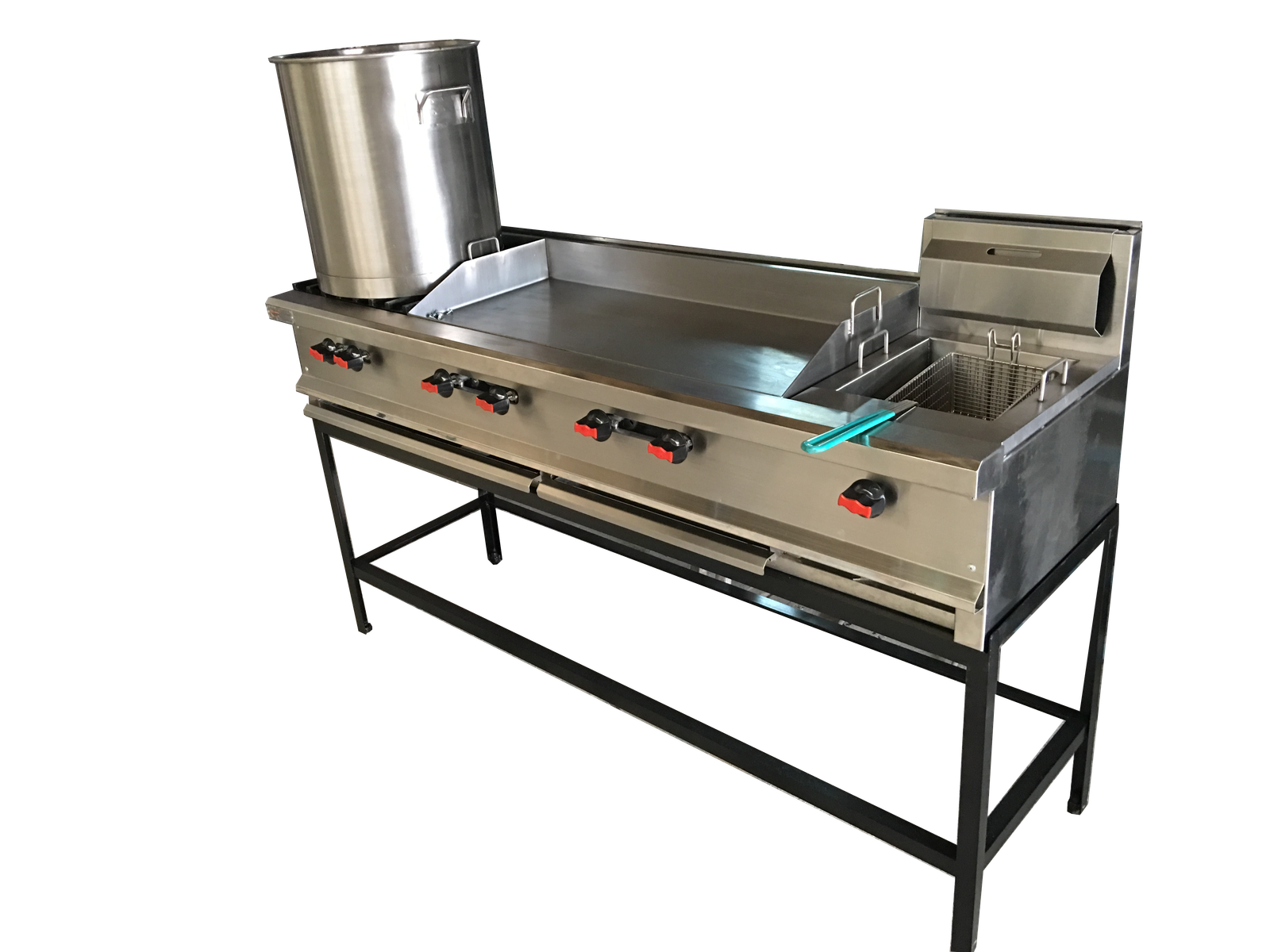 MAINOX plancha con quemador y freidora